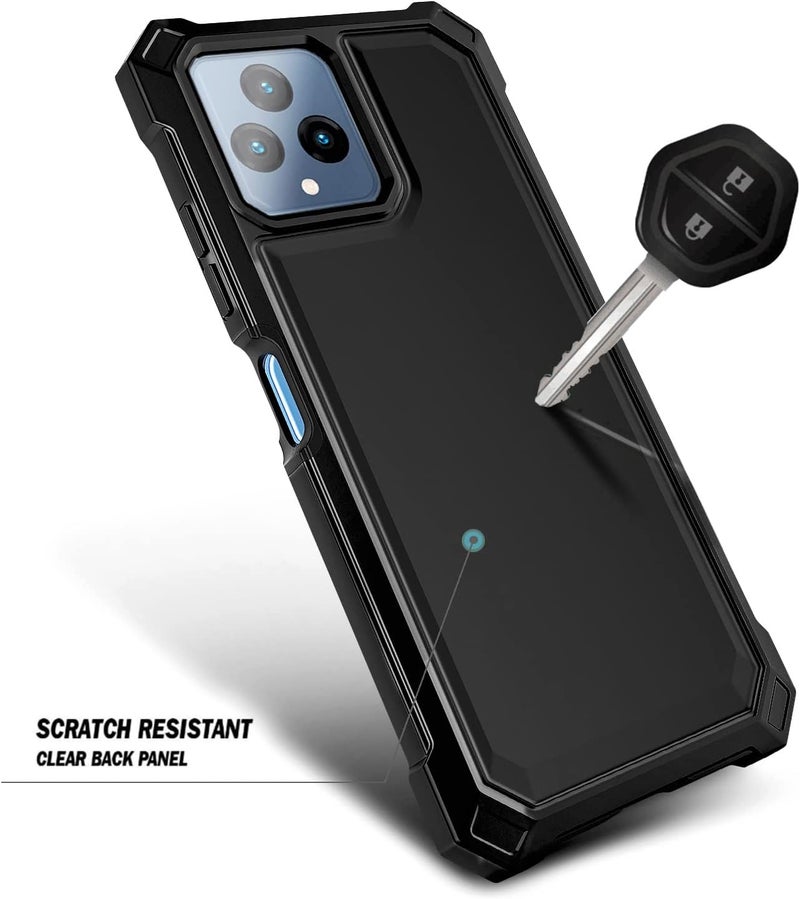 NZND Case for T-Mobile REVVL 6 5G / REVVL 6X 5G with [Built-in Screen Protector], Full-Body Shockproof Protective Rugged Bumper Cover, Impact Resist Phone Case (Black) - Image 5